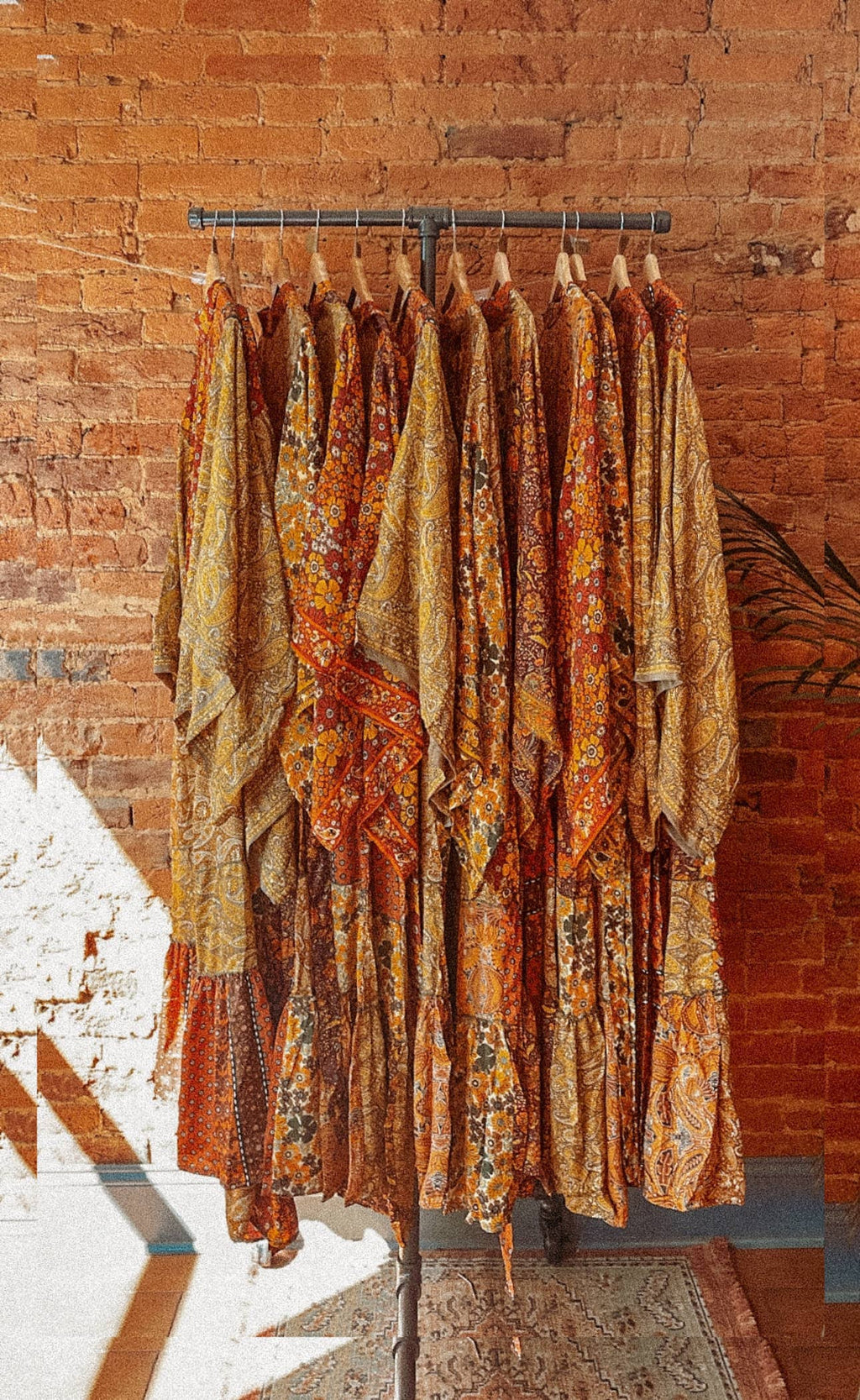 Hippie Boho Patchwork Kimono, Silk Kimono Robe Duster