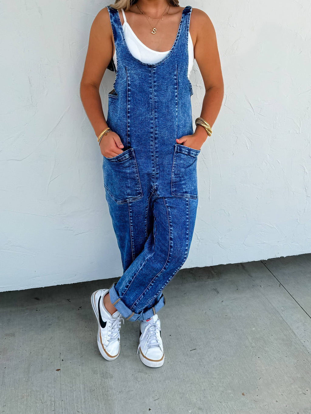 Denim ROMPER OVERALLS
