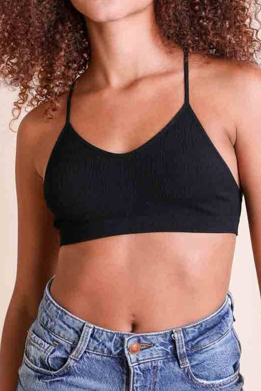 Tattoo Mesh Racerback Bralette