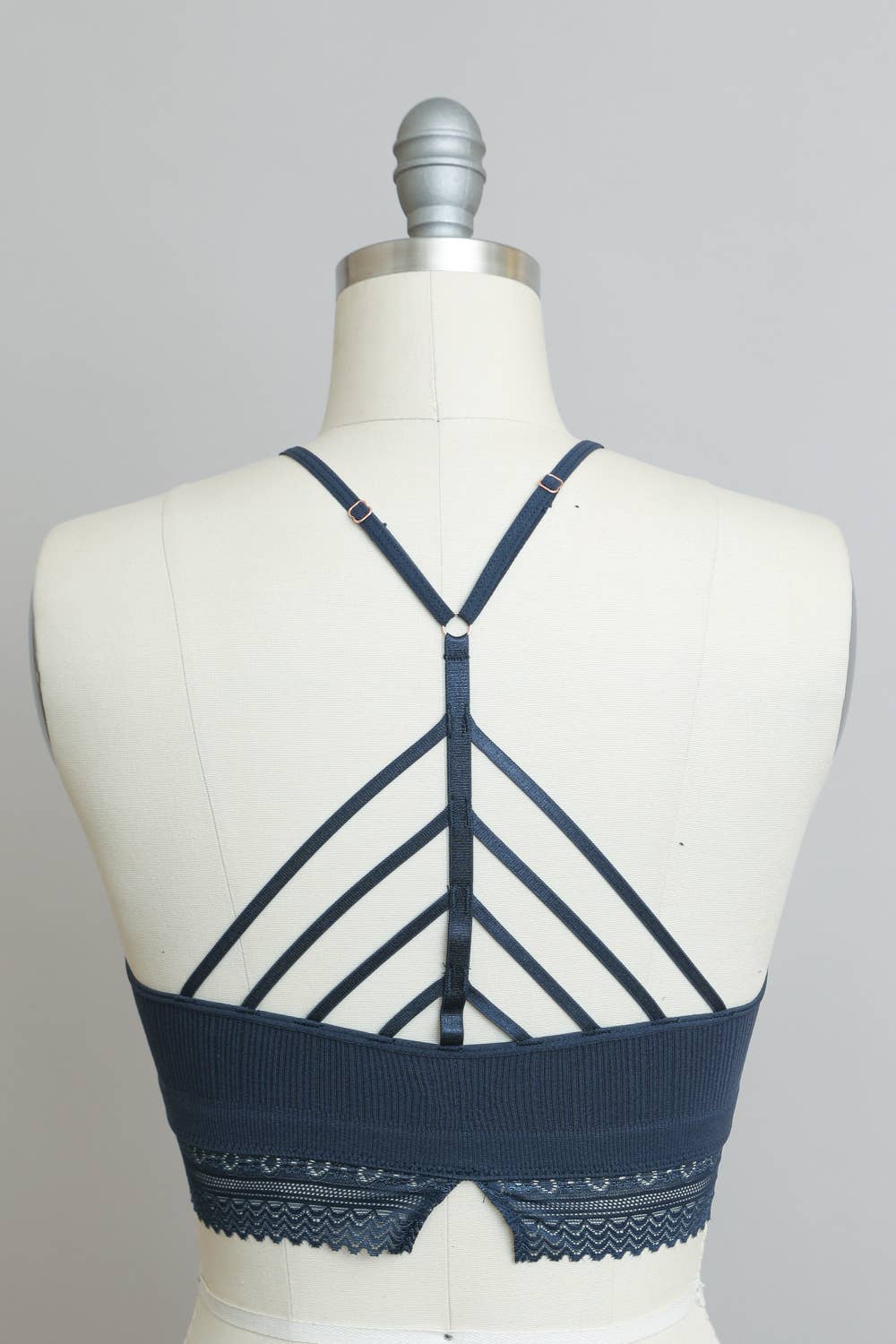 High Neck Crochet Lace Trim Bralette - Fan Favorite