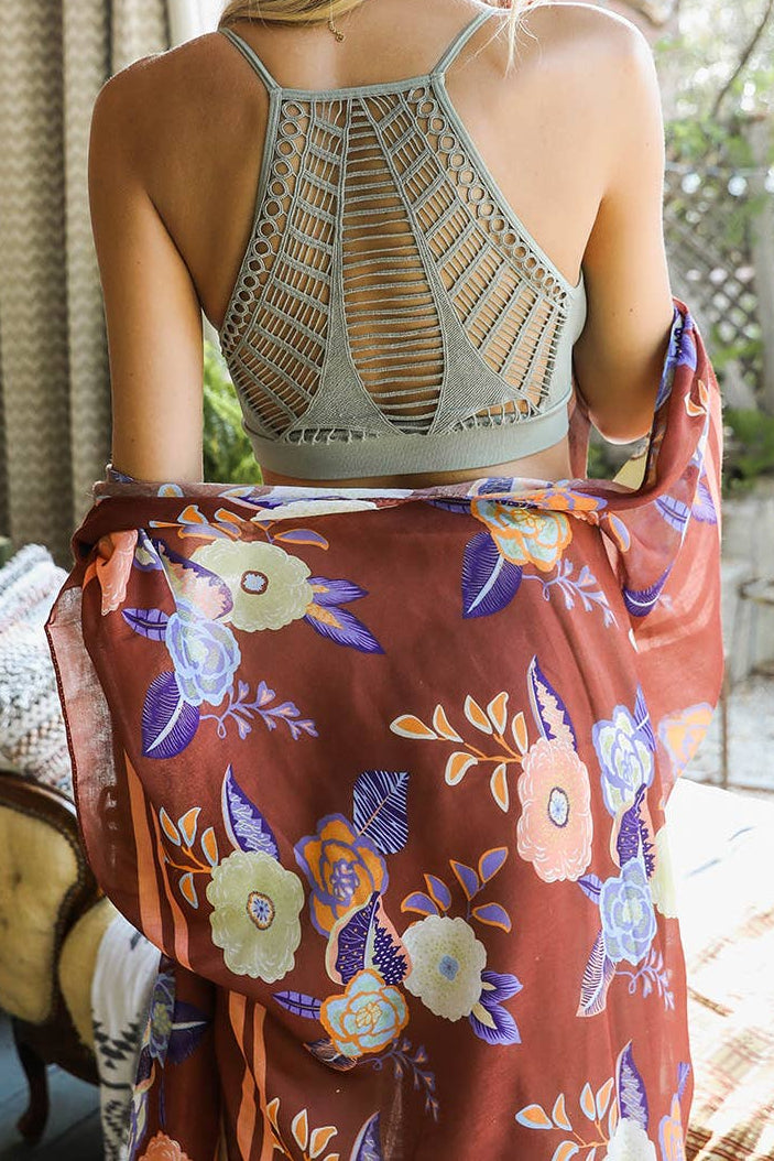 Racerback Patch Seamless Bralette
