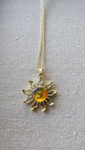 Dominican Amber sun necklace