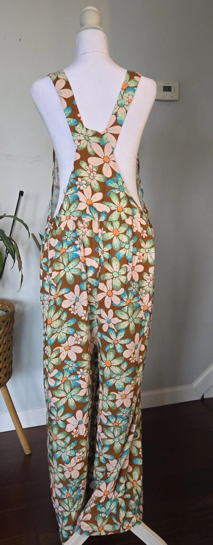 Garden print jumpsuit