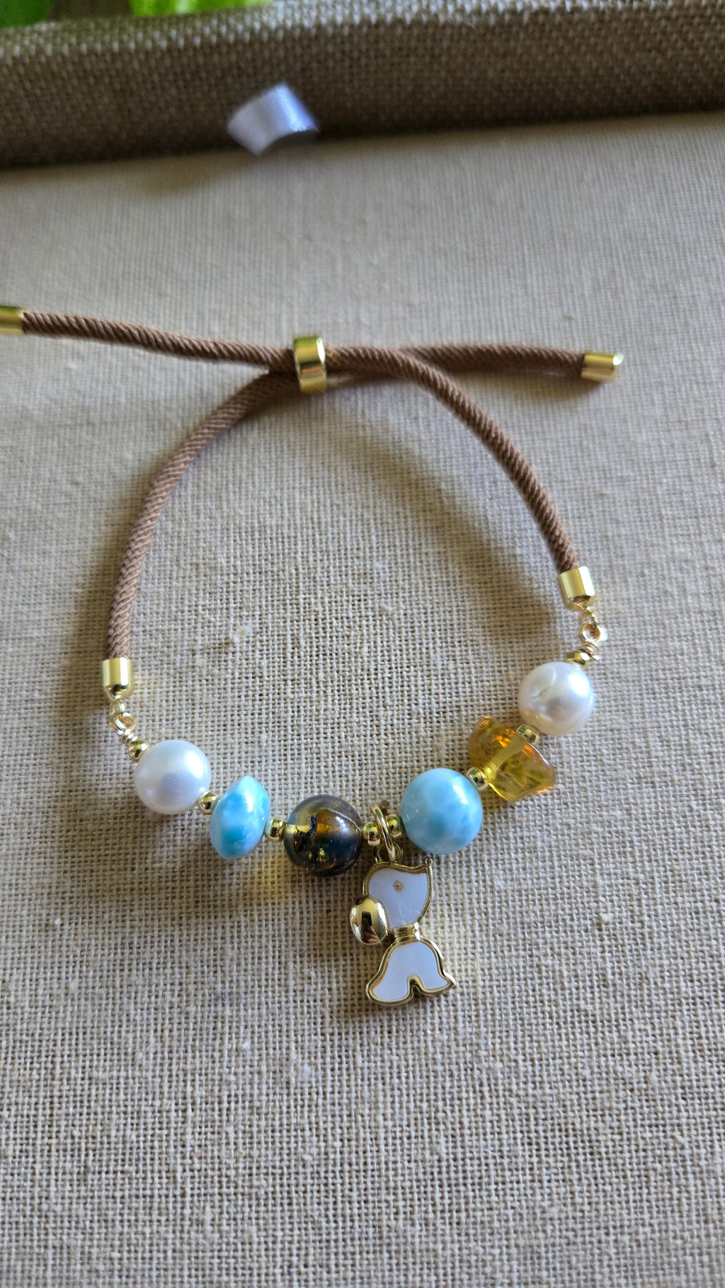 Adjustable braided cord bracelets