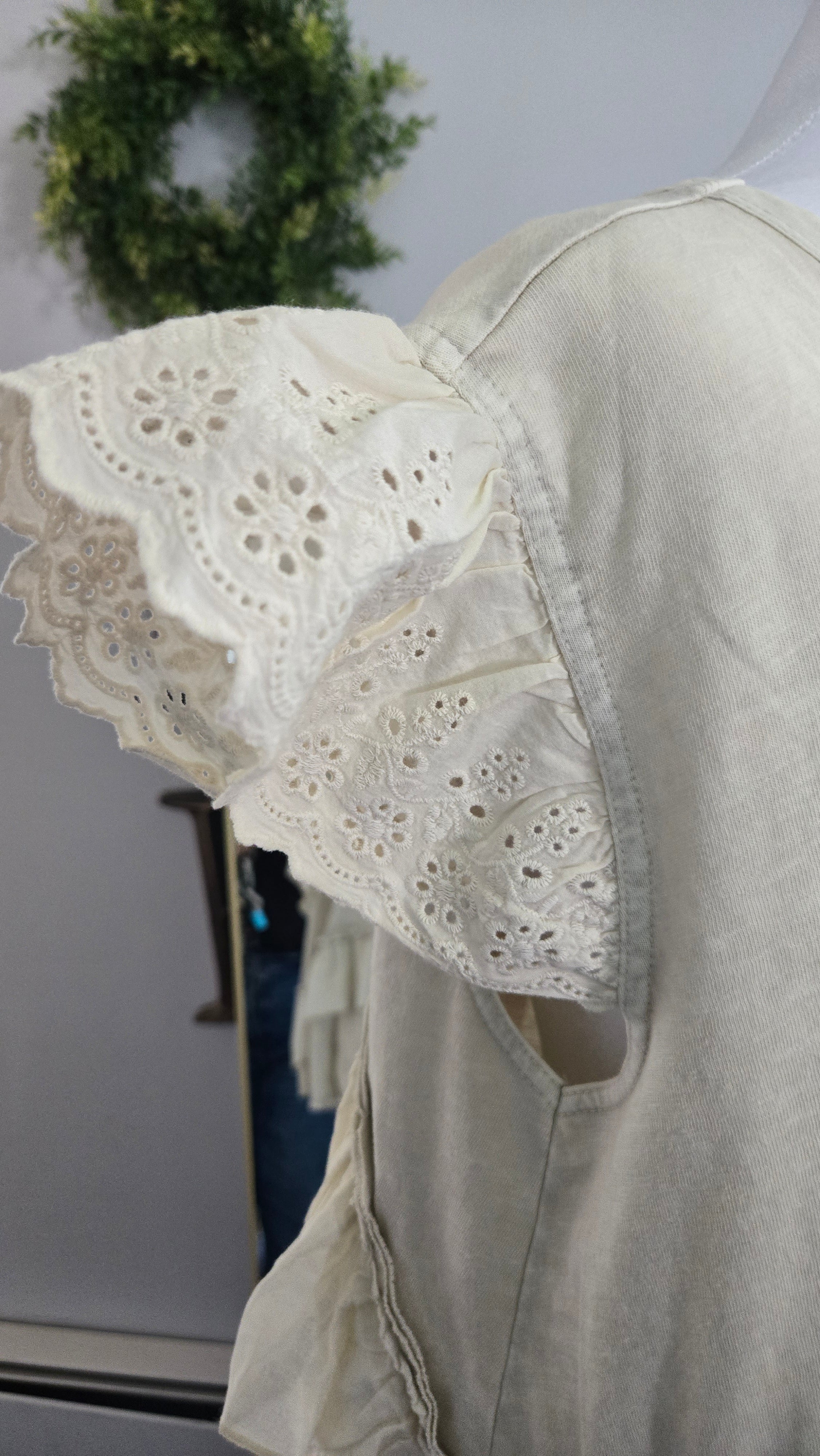 Ines eyelet shirt