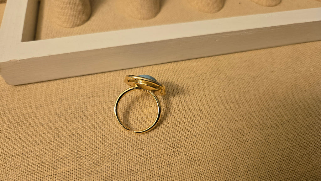 Statement oval ring  - adjustable