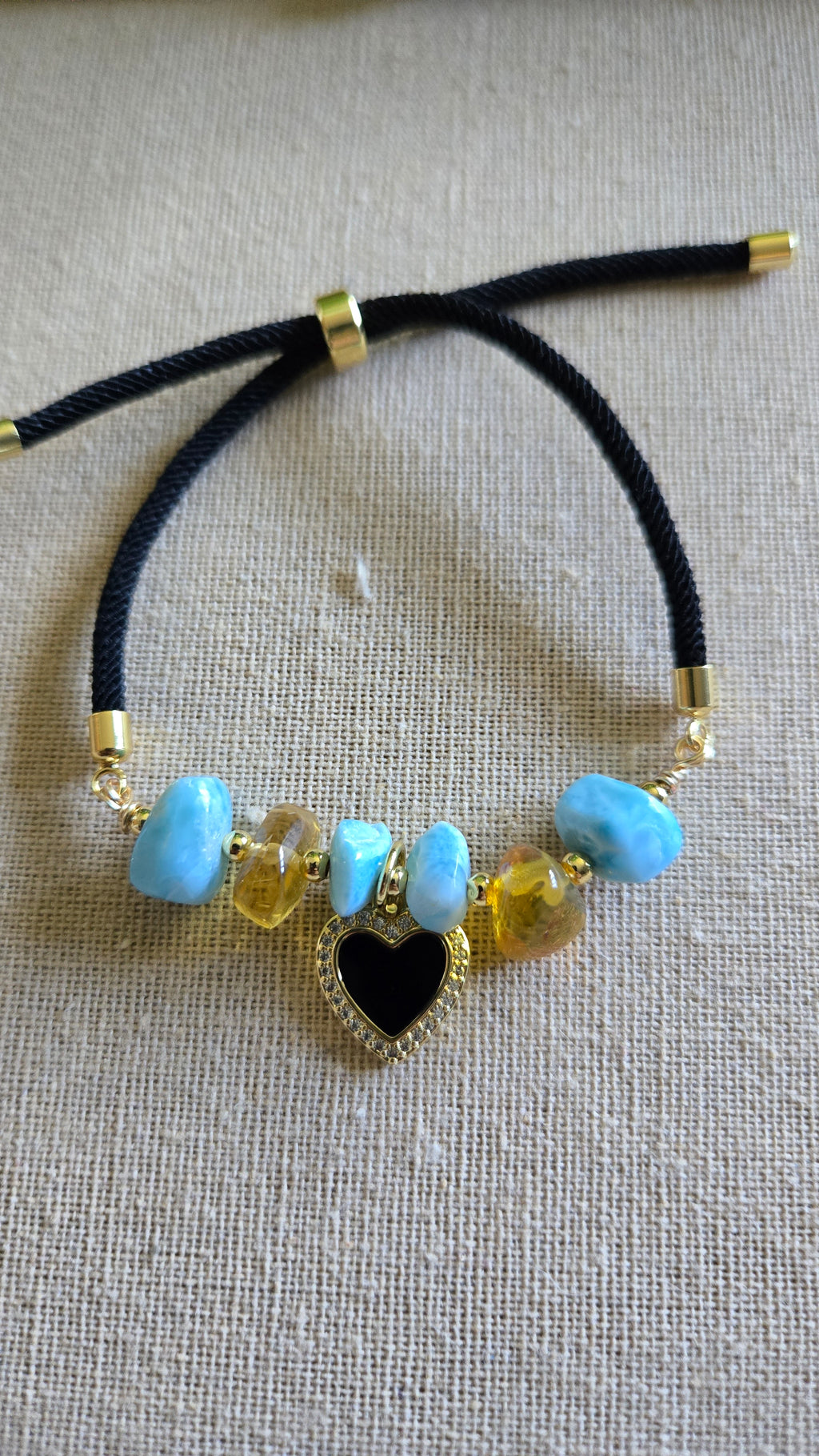 Adjustable braided cord bracelets