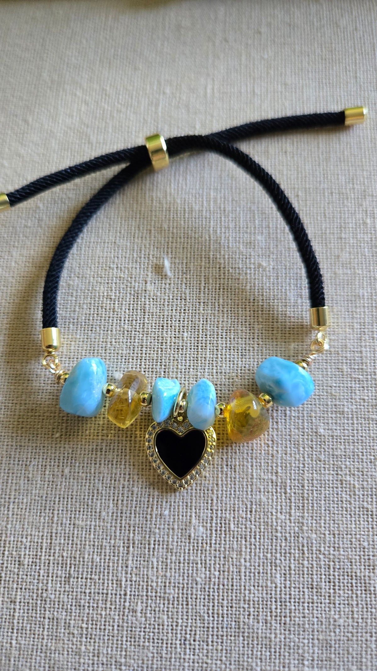 Adjustable braided cord bracelets