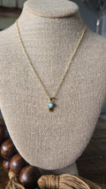 Cute boy larimar necklace