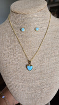 Larimar heart set