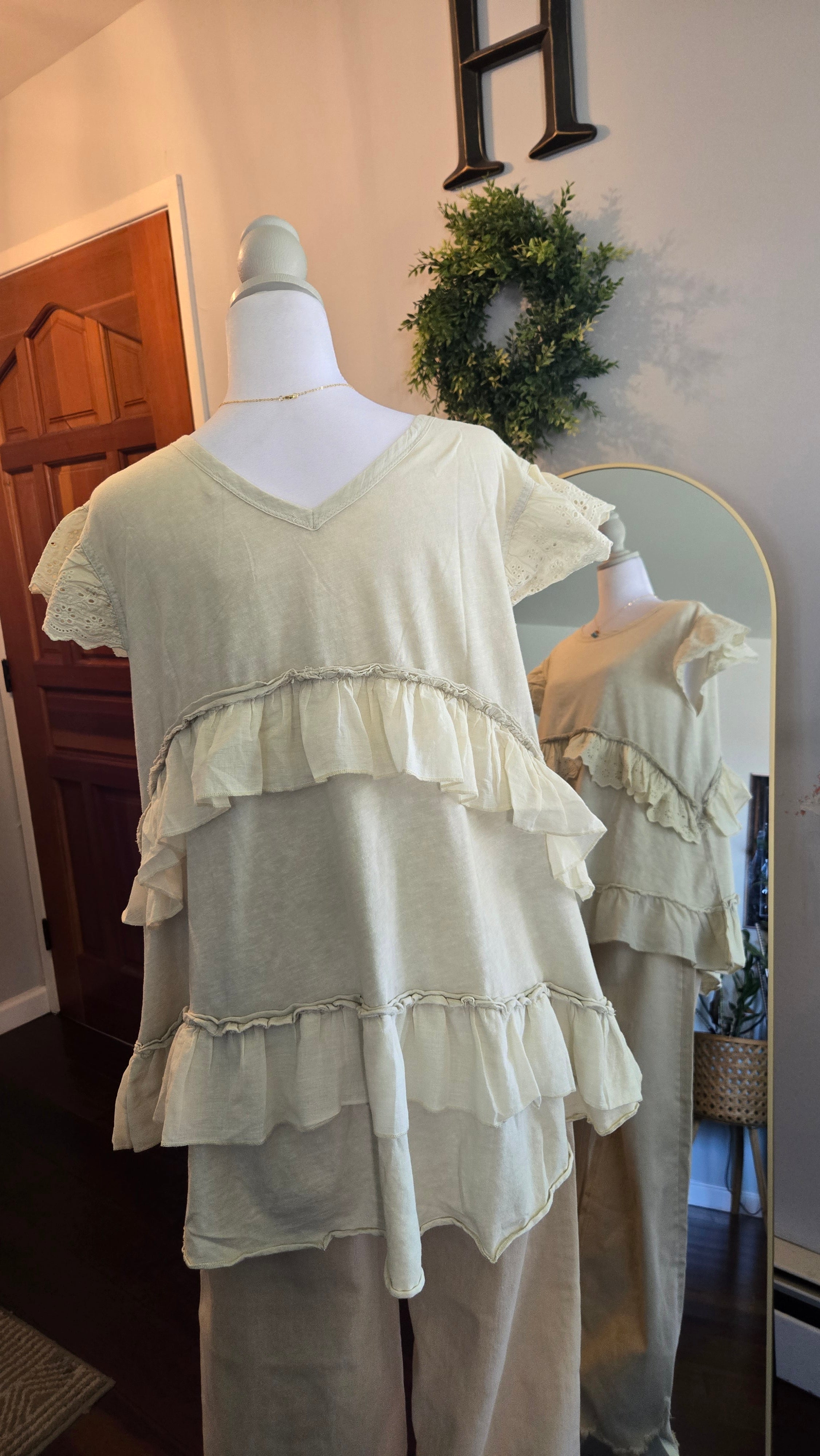 Ines eyelet shirt