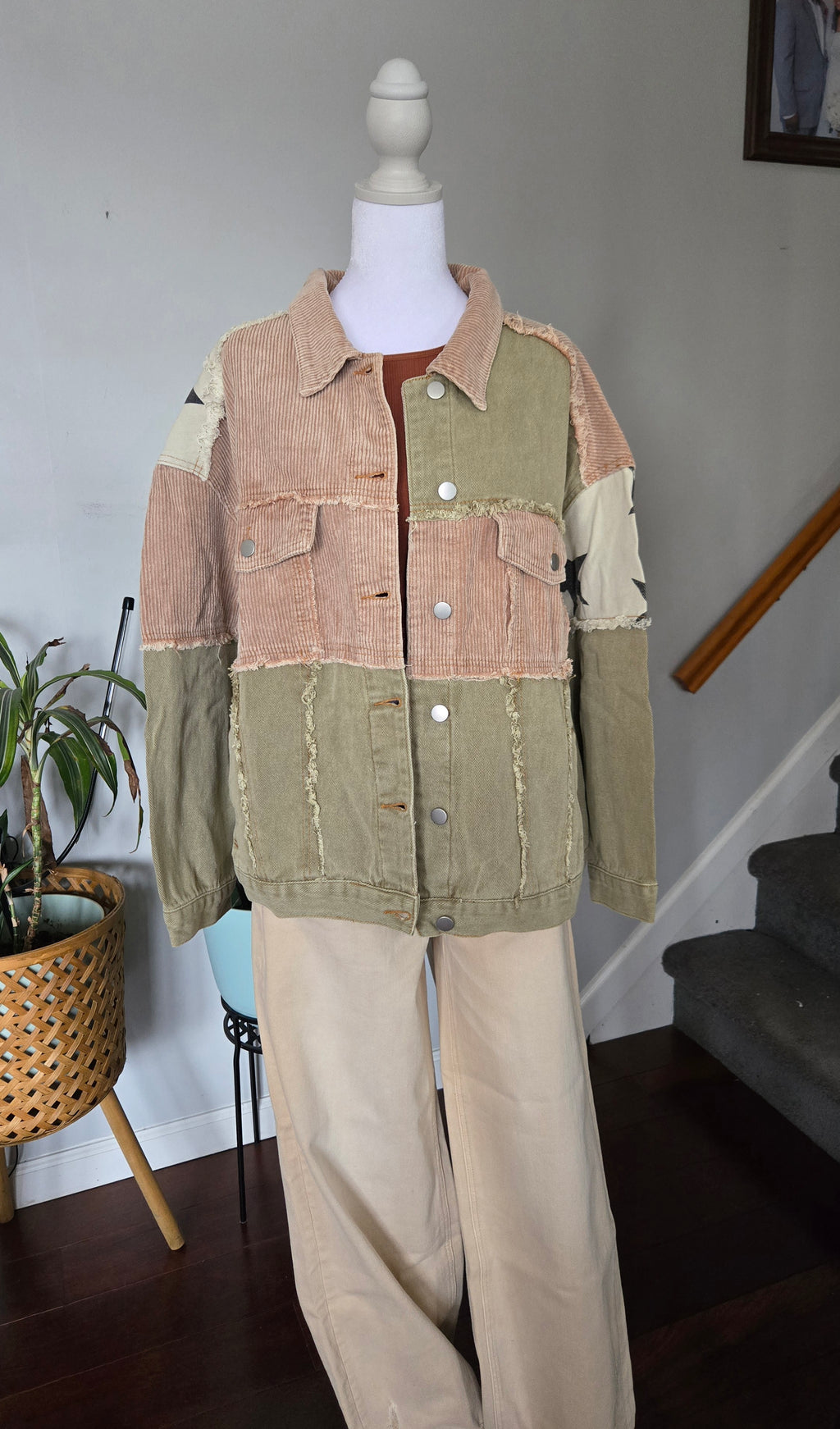 Corduroy Denim Jacket