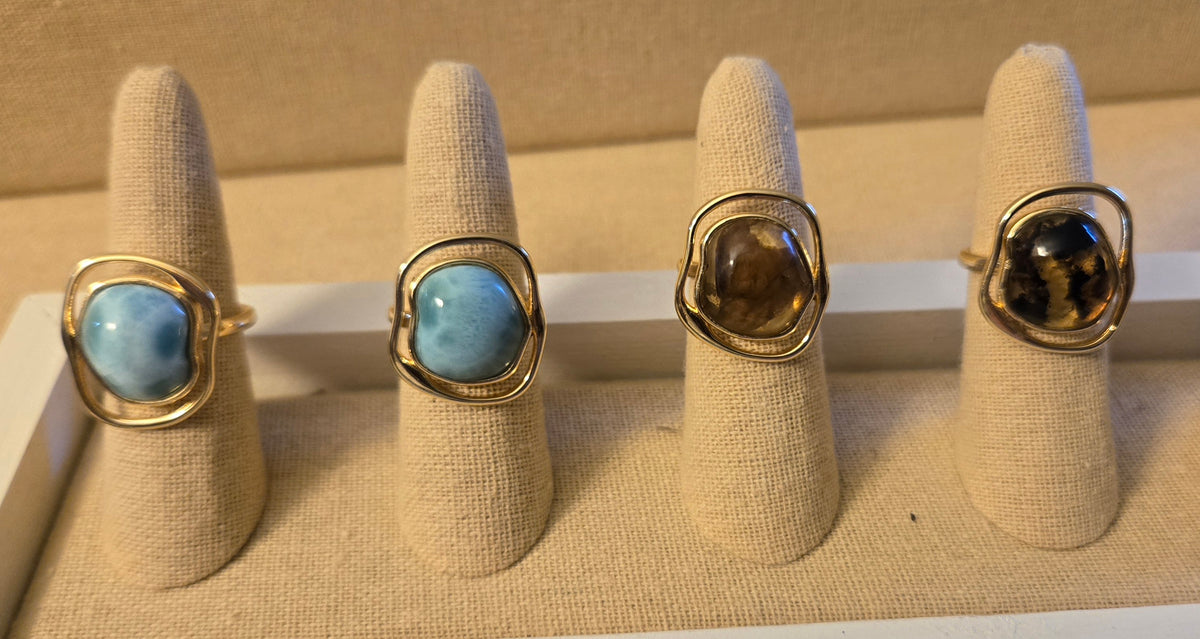 Statement oval ring  - adjustable