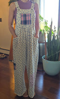 Blue rose overall