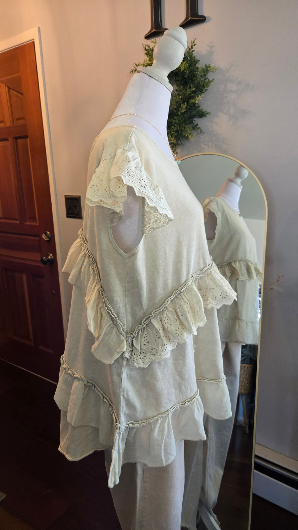 Ines eyelet shirt