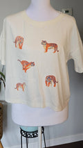 Crew neck graphic tee