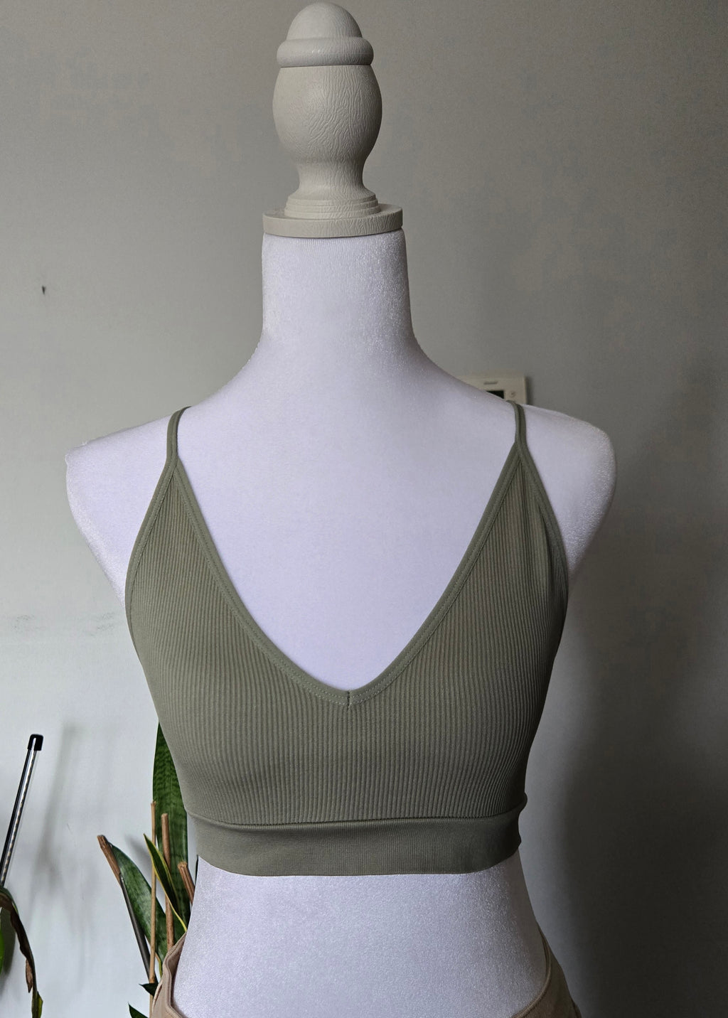 Racerback Patch Seamless Bralette