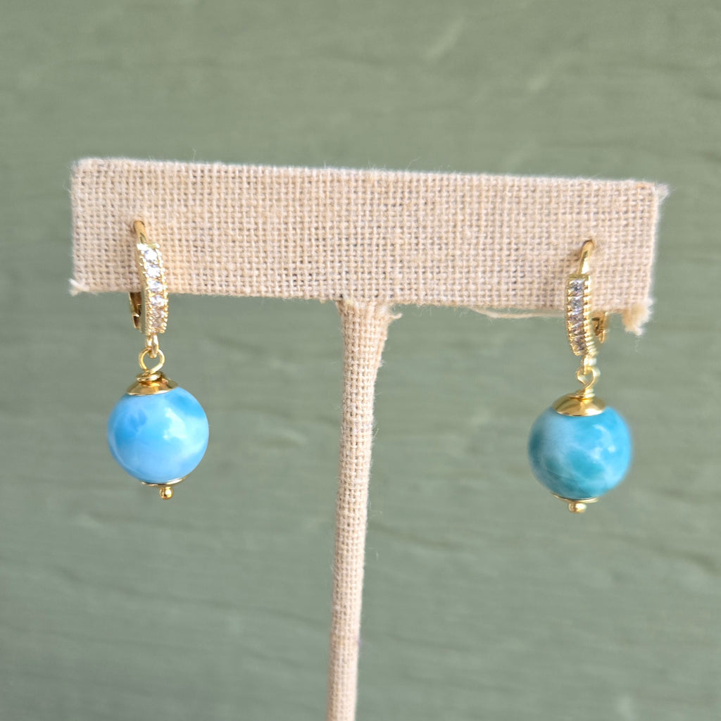 Round Bohemian earrings