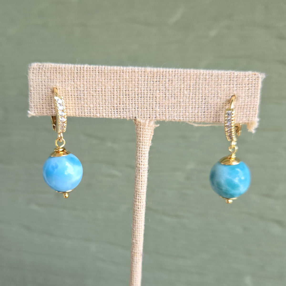 Round Bohemian earrings